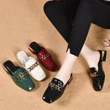 kamames kamames Heel Slippers Female 2023 Spring And Summer New Korean Version Of Fashion Women's Shoes With A Shallow Foot Pedal Head Slippers Female