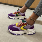 kamames New Spring Daddy Shoes And Women's Color Matching, Breathable Leisure Sports Shoes, Running Shoes With Light And Soft Soles.