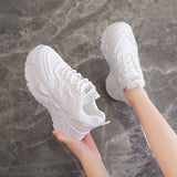 kamames kamames 2023 Dad Shoes Women's Mesh Single Shoes Flat And Versatile Small White Shoes Low Top Sneakers Casual Shoes Single Shoes