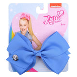 4.5 inch JoJo Bows Jojo Siwa Rainbow Printed Knot Ribbon Bow For Girls Handmade Boutique Hair Clip Children Hair Accessories