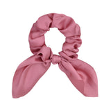 Candy Color Women Hair Scrunchie Bows Ponytail Holder Hairband Bow Knot Scrunchy Girls Hair Ties Hair Accessories