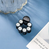 Sweet Mini Round Pearl Hair Clips for Women Girls Hair Claw Chic Barrettes Claw Crab Hairpins Styling Fashion Hair Accessories