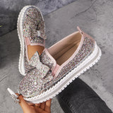 kamames Size Water Drill Shallow Mouth Love Shoes Women's 2024 Summer New Korean Version Of A Thick-Soled Lazy Shoes