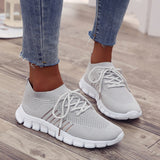 kamames Women Shoes 2022 Summer Mesh Breathable Sneakers Women Platform Casual Sport Shoes Women Comfort Lace Up Running Shoes Plus Size