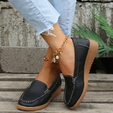 kamames kamames Doudou Shoes For Women In Summer 2023 Round Head Flat-Bottomed Simple Casual Mother Shoes