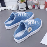 kamames Shoes for Women's 2022 Fashion Breathable White Sneakers Women Non Slip Casual Flats Women Socofy Loafers Zapatillas Muje