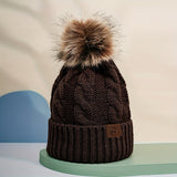 Lightweight Ribbed Knit Beanie - Soft, Warm, and Coldproof with Toggle Closure - Perfect for Women in Autumn and Winter