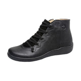 kamames Winter Women's Shoes New Fashion Side Zipper Non-slip Wear-resistant Ankle Boots Large Size High-top Casual Short Boots