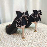 kamames kamames High Heels Female Autumn Fine Heel 2023 New French Temperament Small Heel Shoes Bride Main Wedding Shoe Tip