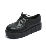 kamames Spring New Style Chaojiahara Thick-Soled Pastry Shoes Magazine British Retro Style Single Shoes Women's Shoes