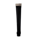 kamames Heel Knee High Boots Women Soft Flock Leather Over The Knee Boots Slip On Autumn Winter Fashion High Boots Shoes