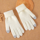 Women's Touchscreen Anti-skid Gloves, Fall Winter Keep Warm Work Mittens, Thermal Hand Warmer Cold Weather Gloves