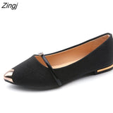 kamames Style Women Flats 2023 Spring Summer Flat Shoes Woman Pointed Toe Slip On Fashion Loafers Female Casual Lazy Shoe Footwear