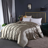 1pc Elegant Satin Duvet Cover - Silky Textured, Hypoallergenic, Hotel-Quality for Home Bedroom