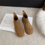 kamames kamames Slim And Comfortable ~ Casual Platform Snow Boots Women's Low-Slip Cotton Boots And Fluffy Shoes