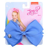 JOJO Bows Jojo Siwa Rainbow Printed Knot Ribbon Bow For Girls Handmade Boutique Hair Clip Children Hair Accessories