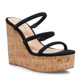 kamames New Large-Size Fashion Slope Heel Waterproof Platform Women's High-Heeled Sandals Muller Shoes