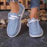kamames New Round Head Muffin Sole Single Shoes Rubber Soles Pure Color Lace Large Size Lace Women's Singles Shoes