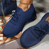 kamames Shoes 2022 Fashion Breathable Lace Up Platform Women vulcanize Shoes Summer Flat Mesh Sports Shoes Woman Running Shoes