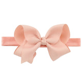 1 PCS Newborn Kids Headband Bows Grosgrain Ribbon Bow Elastic Headwear Headbands Hair Bands DIY Hair Accessories 608