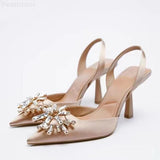 kamames ZA Brand 2022 Summer New White One Word With Fashion Square Toe High Heels Sexy Stiletto Muller Sandals And Slippers Women Shoes