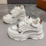 kamames kamames Version Of The Thick Platform Small White Shoes 2024 Spring Fashion New Dad Shoes Female Ins Tide Increased Casual Sports Single Shoes Female