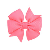 2 Inches Candy Color Baby Mini Small Bowknot Hair Clips For Cute Girls Safety Hairpins Barrettes Headwear Kids Hair Accessories