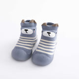 0 to 4 Years Cute Bear Winter Kids Warm Terry Socks Shoes Socks Infant Boys Thicken Shoes Cotton Baby Girls Booties Soft Sole