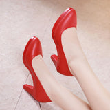 kamames Cheongsam Catwalk High Heels Women's Stilettos Black Large Size 4243 Professional Work Shoes