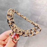 New Woman Metal Hair Claws Hair Accessories Chic Barrettes Hair Clips Hairpins Ladies Hairgrip Headwear Girls Ornaments Crab