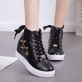 kamames Shoes Fall Korean Version Of Korean High School Girls' Shoes Fashionable Girls' Heightened Students' Sports And Leisure Women's Board Shoes