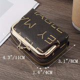 Cute PU Leather Printed Wallet, Ladies Card Coin Holder Purses Wallets, Gift For Women