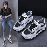 kamames kamames Version Of Web Celebrity Fashion Dad Shoes Female 2024 Spring And Summer Leisure Sports Shoes Female Thick Platform Retro Student Running Shoes