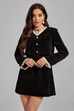 kamames Betty V Neck Velvet Dress