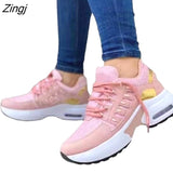 kamames Women's Large Size Tennis Casual Shoes Increase Fashion Thick-soled Sneakers Light Vulcanized Socks Air Cushion Breathable Shoes