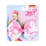 4.5 inch JoJo Bows Jojo Siwa Rainbow Printed Knot Ribbon Bow For Girls Handmade Boutique Hair Clip Children Hair Accessories