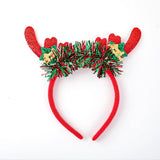 2021 New Year Women Girls Cute Christmas Antlers Santa Claus Hairbands Sweet Hair Decorate Headband Fashion Hair Accessories