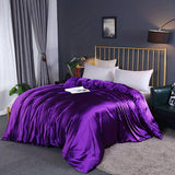 1pc Elegant Satin Duvet Cover - Silky Textured, Hypoallergenic, Hotel-Quality for Home Bedroom