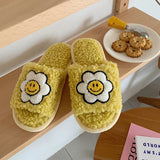 Winter Women Slipper Couple Men Shoe Fluffy Soft Warm Slip On House Slippers Antiskid Antislip Cozy Short Plush for Indoor