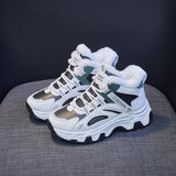 kamames Shoes Ladies High Top Sneakers Winter 2022 Lace-up Warm Plush Platform Shoes Women's Casual Sport Shoes Zapatillas Mujer