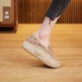 kamames kamames The Autumn Of 2024, The New Style One-Foot Soft-Soled Casual Shoes For Women's Retro Shoes, Spring And Autumn Love Shoes, Women's Singles Shoes