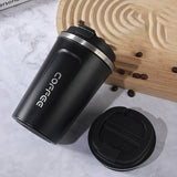 1pc Vacuum Flask, Portable Thermal Bottles, Stainless Steel Leakproof Tumbler, Heat And Cold Retention, Insulated Cup With Lid For Outdoor Camping, Hiking, Driving, Car Travel Cup, Thermocoolers, Drinkware