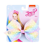 4.5 inch JoJo Bows Jojo Siwa Rainbow Printed Knot Ribbon Bow For Girls Handmade Boutique Hair Clip Children Hair Accessories