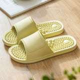 Non-slip Massage Slippers Women Indoor Slides PVC Home Slippers for Bathing Men Massage House Shoes Non-slip Sandals Bathroom