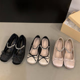 kamames kamames Pink Ballet Single Shoes Women's Shoes 2024 New French Spring And Fall Mary Jane Gentle Evening Shoes