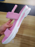 kamames Summer Plus Size Women Shoes Fashion Platform Wedge Sandals Women Height Increase Closed Toe Roman Sandals Zapatos Mujer