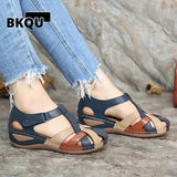 kamames Fashion Women Sandals Waterproo Sli On Round Female Slippers Casual Comfortable Outdoor Sunmmer Plus Size women shoes