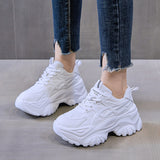 kamames kamames Bottom Fashion Dad Shoes Female Style 2024 New Autumn Breathable Increase Climax Retro Small White Casual Sports Shoes Female