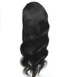 4*4*1 Lace Wig T-Part Wigs Indian Human Hair Silky Straight Mechanism Adjustable Strap Natural Color 10-30inch