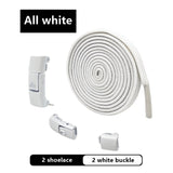 kamames Man Lace-free Rope Elastic shoelace Men Women Flats Buckle Press Fixer Sneaker Laces Adult Widened Flat Shoelace for Shoes